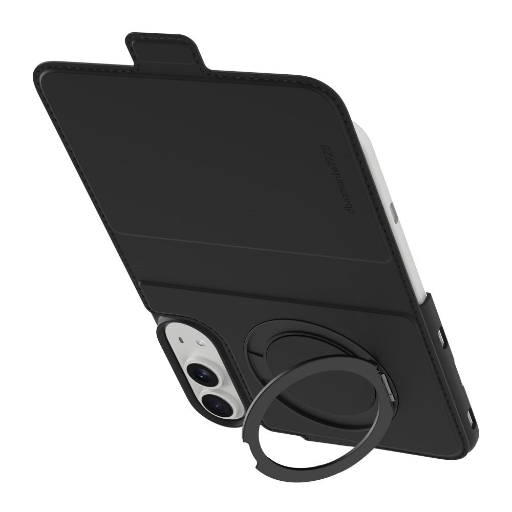 iPhone Duo dbramante1928 Copenhagen Kick ICON Flip Deksel - MagSafe Kompatibel - Midnight