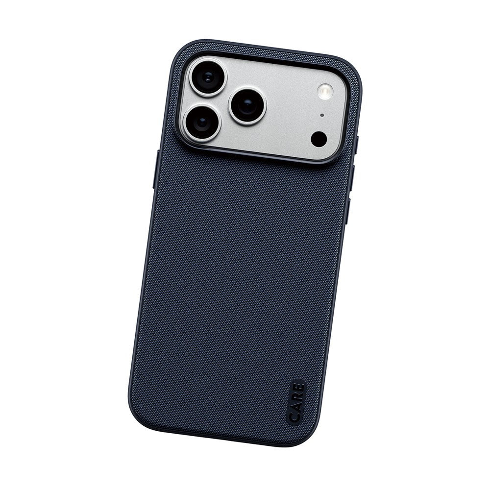 iPhone 18 Pro Max / 17 Pro Max CARE by PanzerGlass Fusion Fabric Deksel - MagSafe Kompatibel - Blå