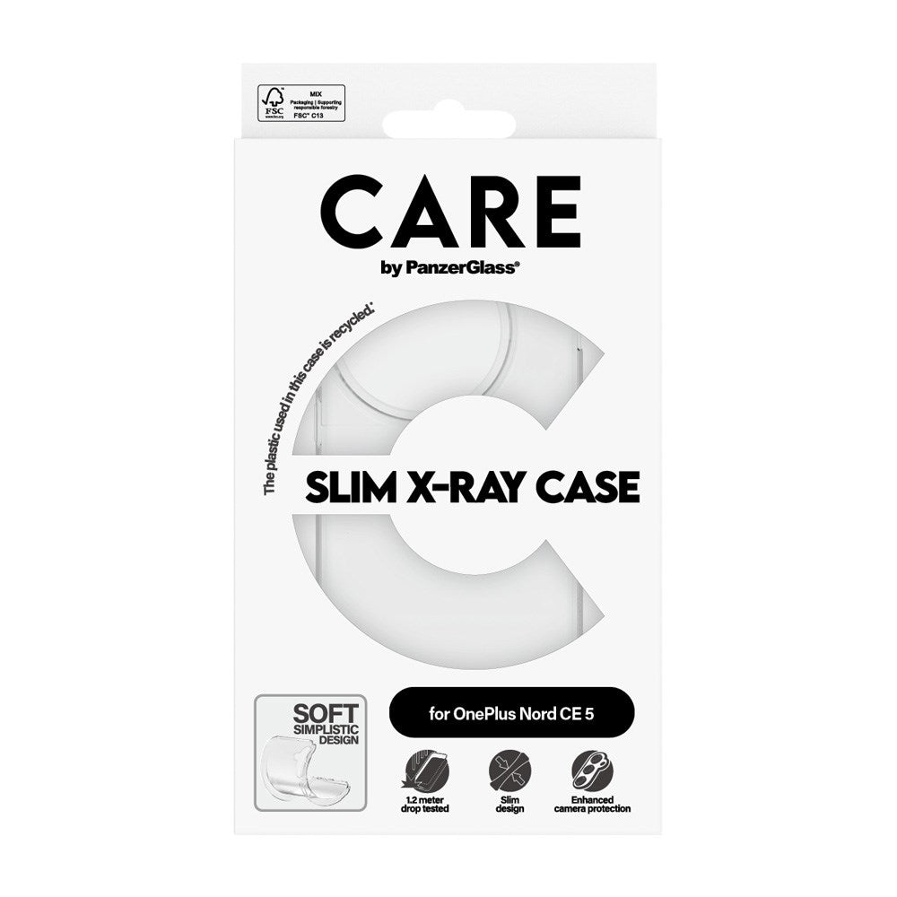 CARE by PanzerGlass OnePlus Nord CE5 FASHION X-Ray Soft Basic Deksel - Gjennomsiktig