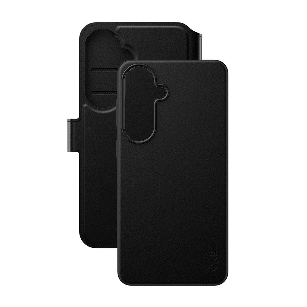Samsung Galaxy S26+ (Plus) CARE by PanzerGlass Feature Tango 2-in-1 Deksel med Lommebok - Svart