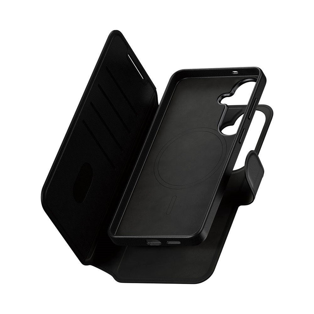 Samsung Galaxy S26+ (Plus) CARE by PanzerGlass Feature Tango 2-in-1 Deksel med Lommebok - Svart
