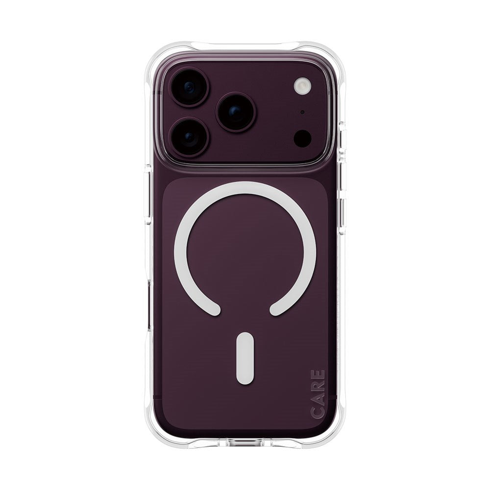 iPhone 18 Pro / 17 Pro CARE by PanzerGlass Fashionable Samba Deksel - MagSafe Kompatibel - Gjennomsiktig