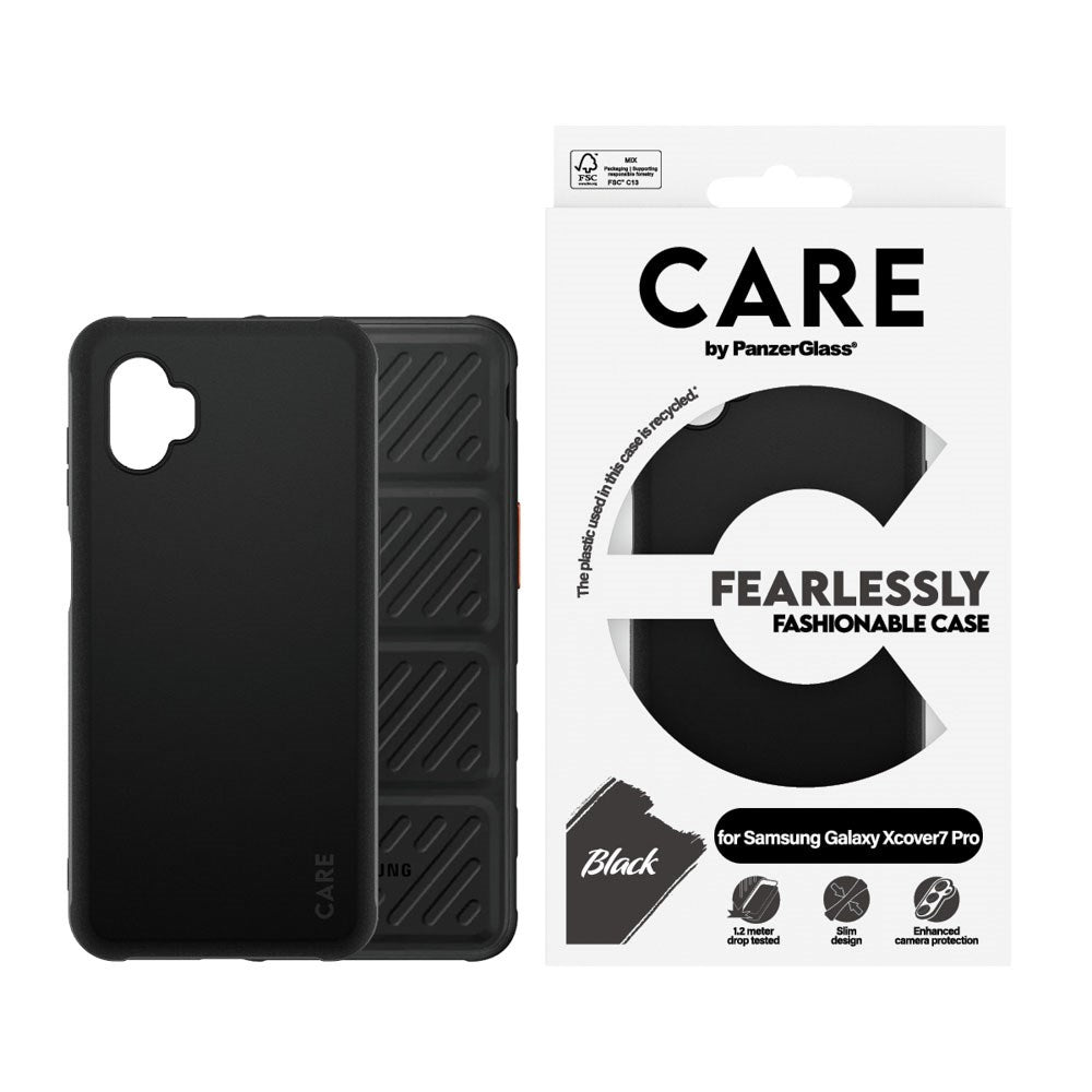 CARE by PanzerGlass Samsung Galaxy Xcover 7 Pro FASHION Fearlessly Fashionable Deksel - Black