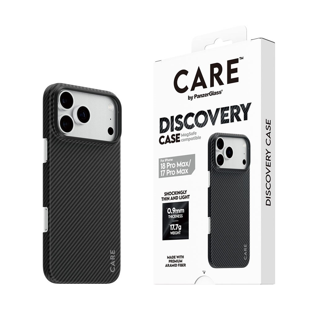 iPhone 18 Pro Max / 17 Pro Max CARE by PanzerGlass Crossfire Deksel - MagSafe Kompatibel - Svart