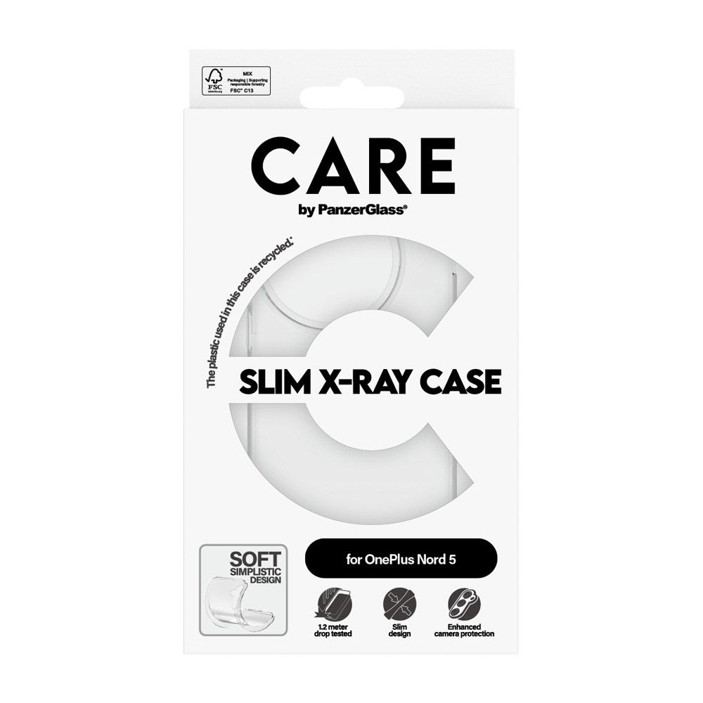 CARE by PanzerGlass OnePlus Nord 5 FASHION X-Ray Soft Basic Deksel - Gjennomsiktig