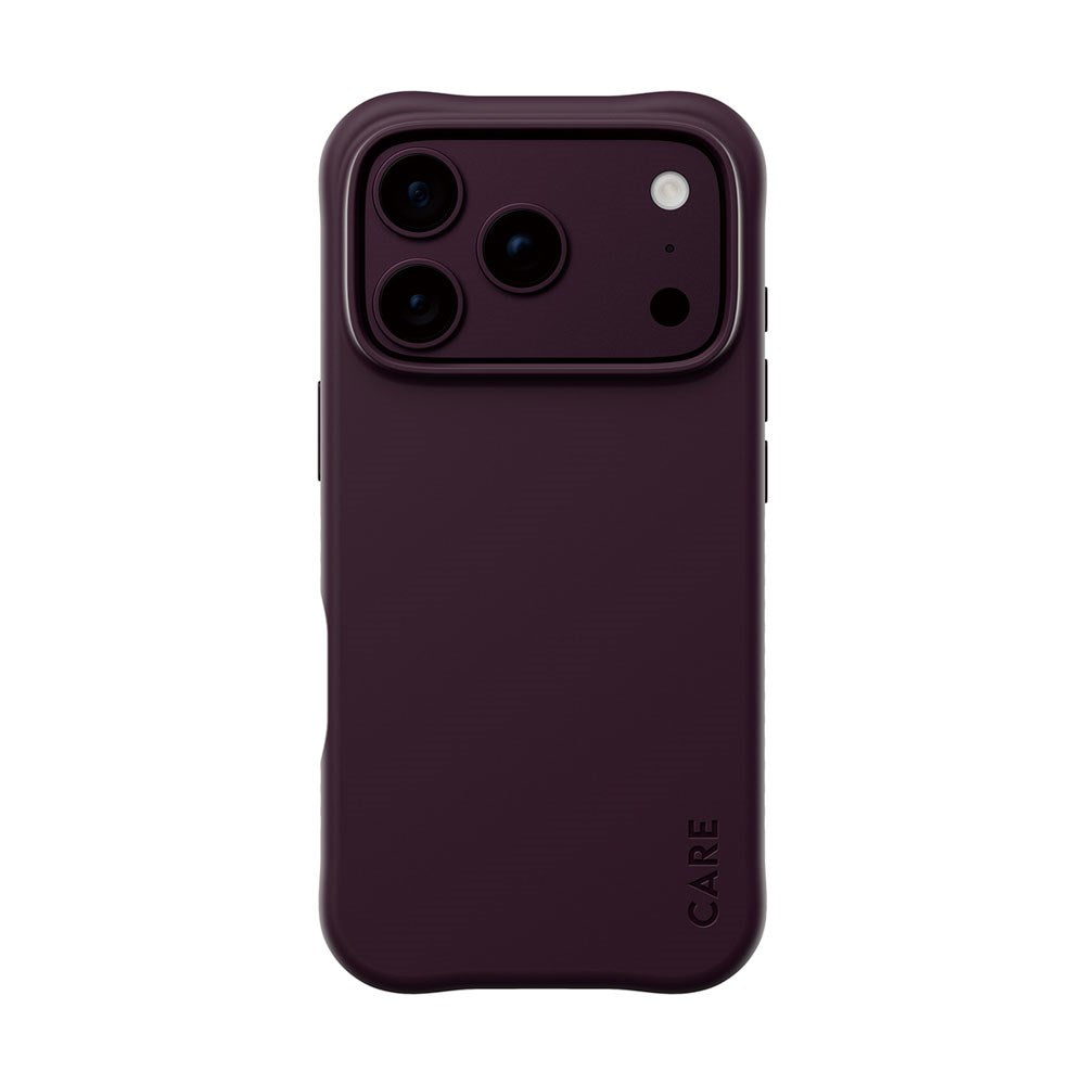 iPhone 18 Pro / 17 Pro CARE by PanzerGlass Fashionable Samba Deksel - MagSafe Kompatibel - Dark Cherry