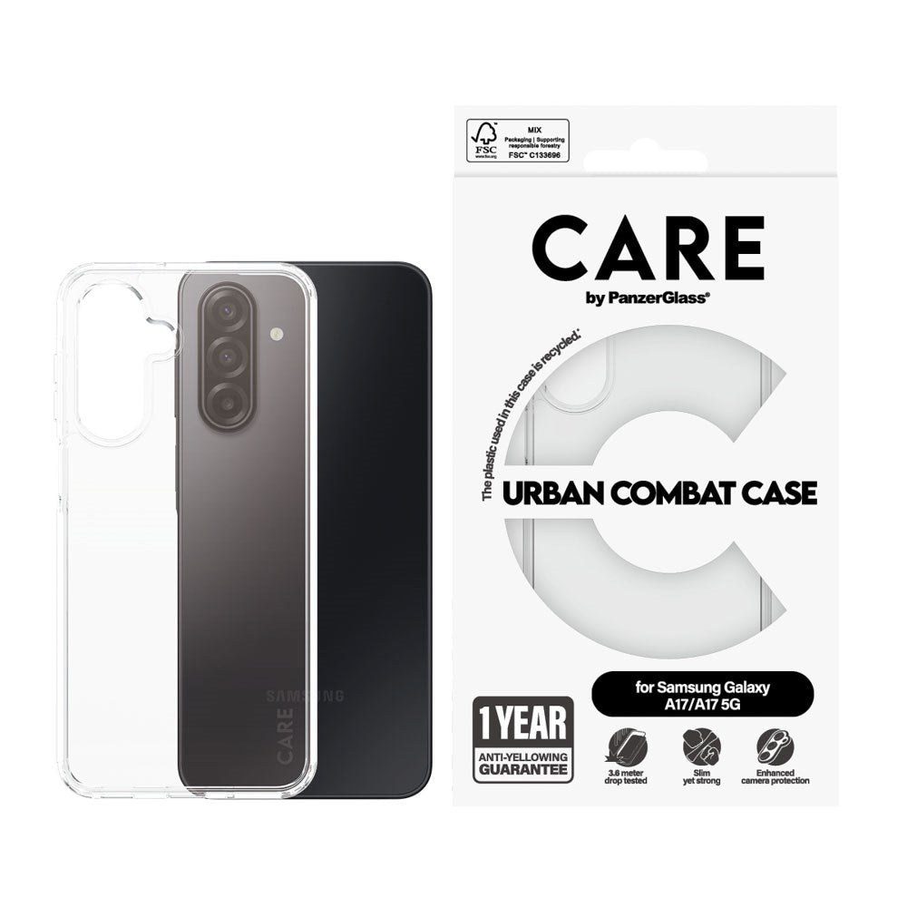 CARE by PanzerGlass Samsung Galaxy A17 (5G) FLAGSHIP Urban Combat Deksel - Transparent