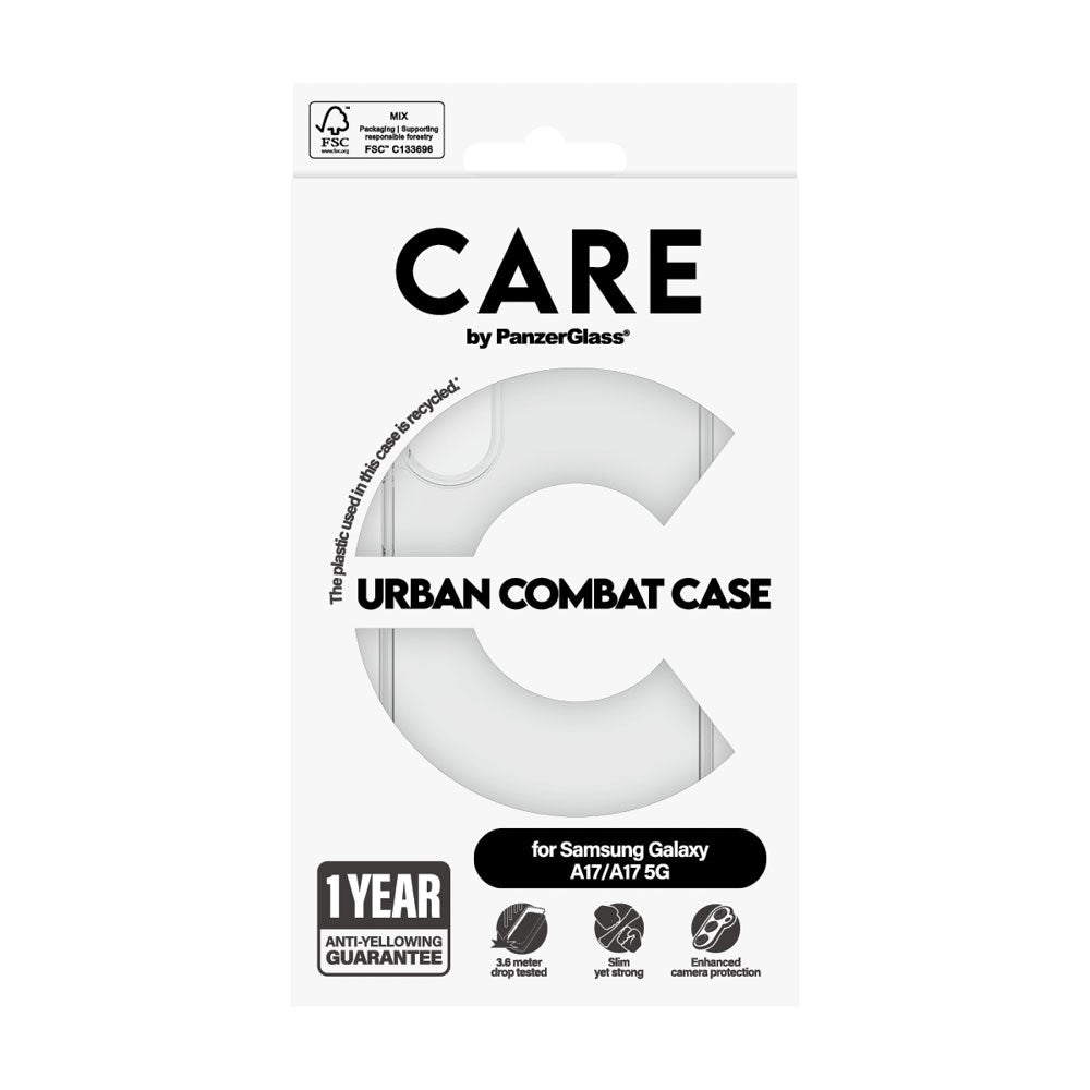 CARE by PanzerGlass Samsung Galaxy A17 (5G) FLAGSHIP Urban Combat Deksel - Transparent