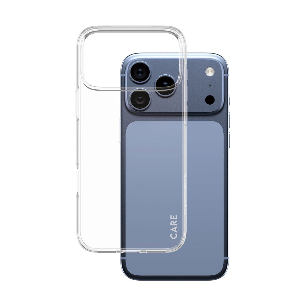iPhone 18 Pro Max / 17 Pro Max CARE by PanzerGlass Fashionable X-Ray Soft Basic Case - Gjennomsiktig