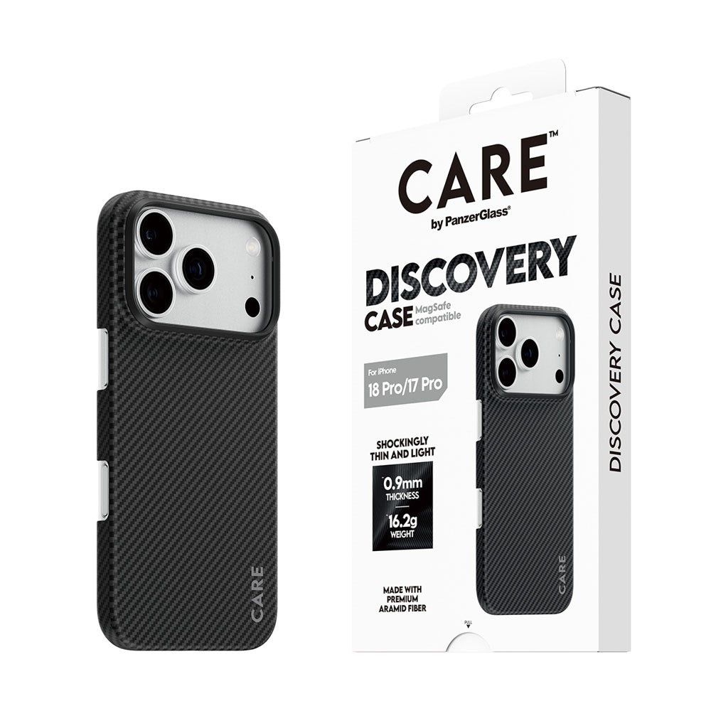 iPhone 18 Pro / 17 Pro CARE by PanzerGlass Crossfire Deksel - MagSafe Kompatibel - Svart