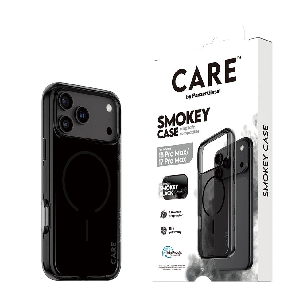 iPhone 18 Pro Max / 17 Pro Max CARE by PanzerGlass FLAGSHIP Urban Explorer Deksel - MagSafe Kompatibel - Smokey Black