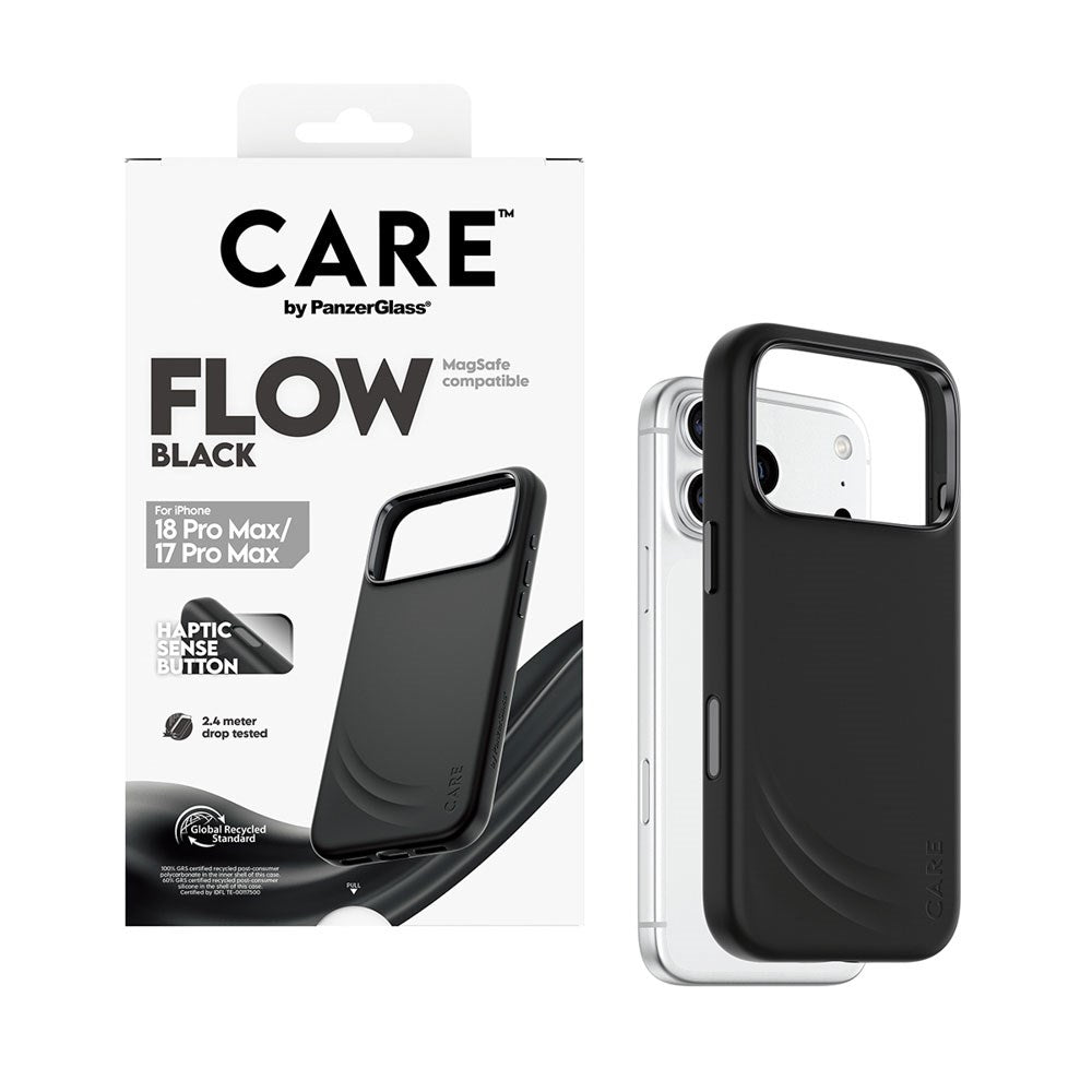 iPhone 18 Pro Max / 17 Pro Max CARE by PanzerGlass Feature Flow Deksel - MagSafe Kompatibel - Svart