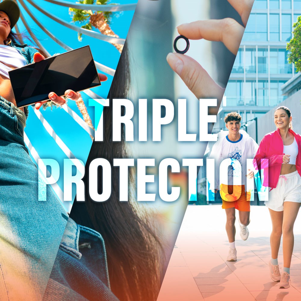 CARE By PanzerGlass iPhone 16e 3-i-1 FLAGSHIP MagSafe Bundle - Skjermbeskyttelse (UWF) / Deksel / Kamerabeskyttelse - Gjennomsiktig / Hvit