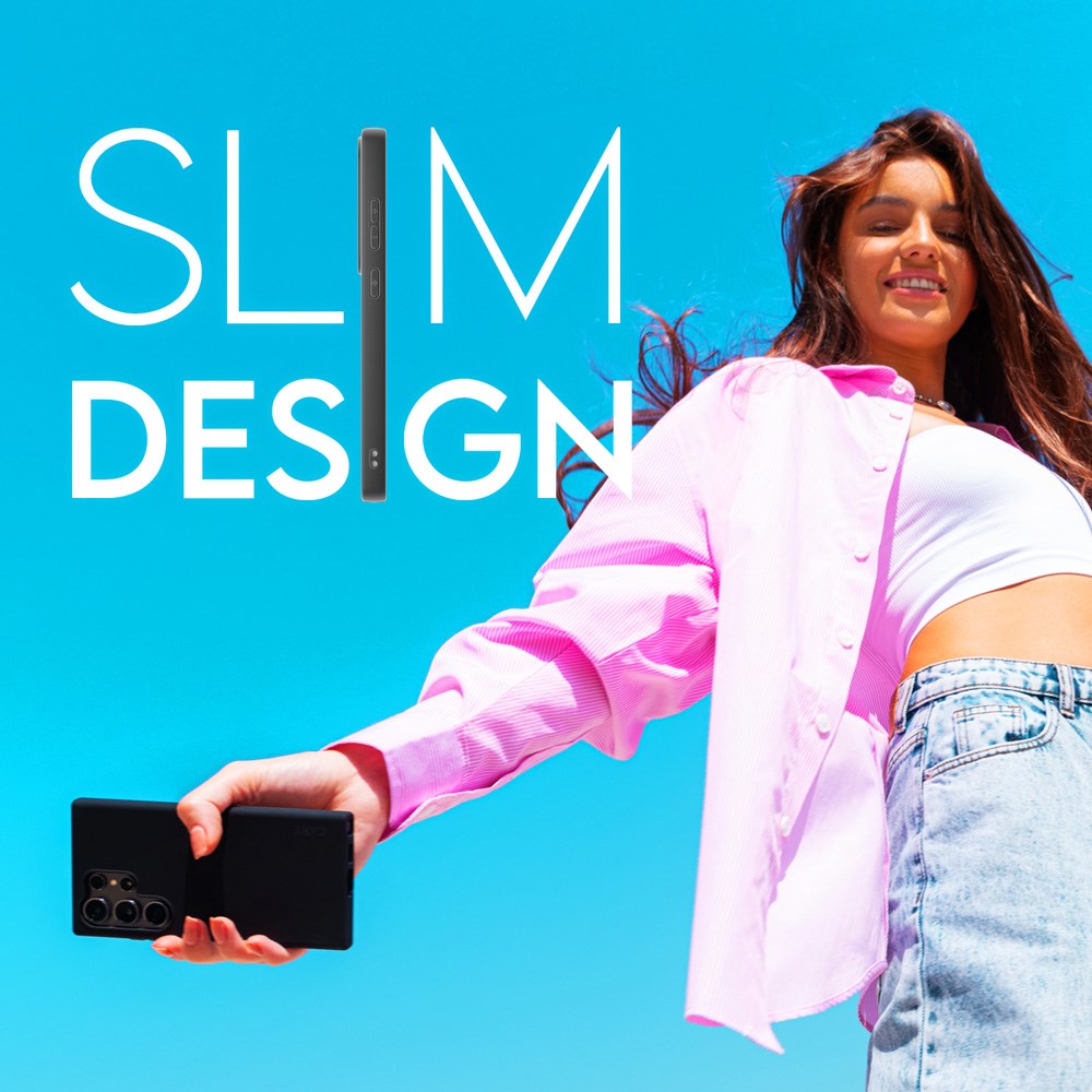 CARE by PanzerGlass Samsung Galaxy S25 Ultra FASHION Fearlessly Fashionable Deksel - Black