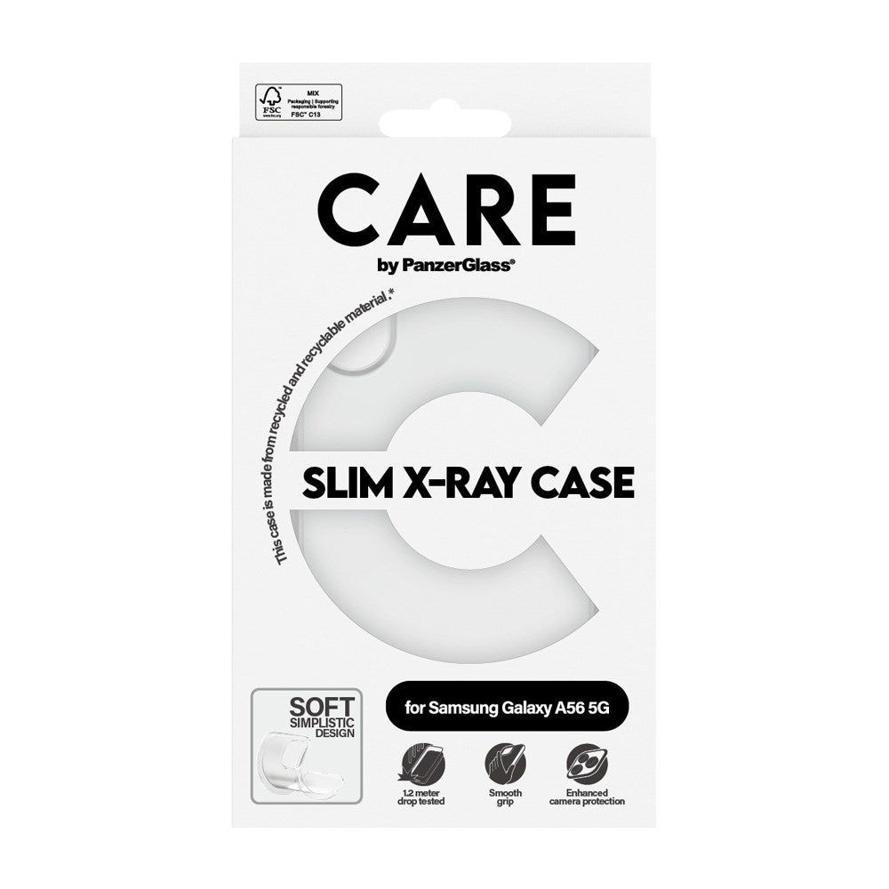 CARE by PanzerGlass Samsung Galaxy A56 (5G) FASHION X-Ray Soft Basic Deksel - Gjennomsiktig