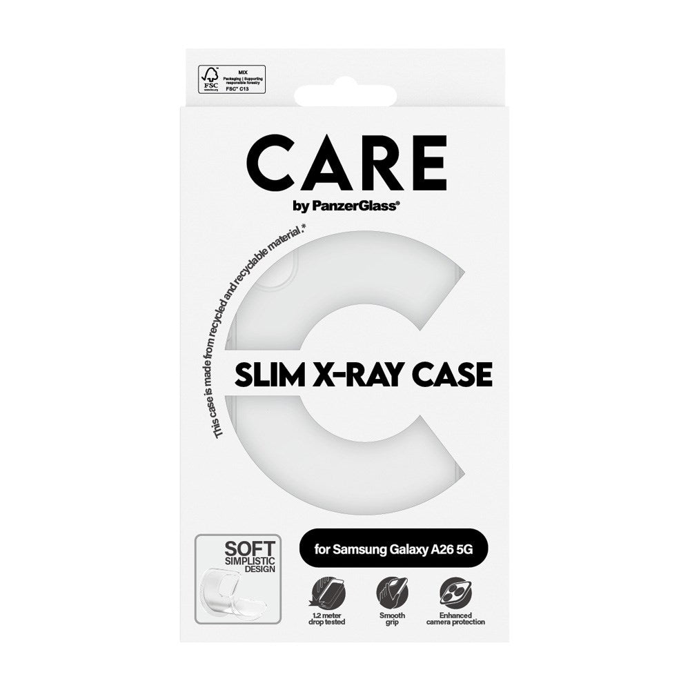 CARE by PanzerGlass Samsung Galaxy A26 (5G) FASHION X-Ray Soft Basic Deksel - Gjennomsiktig