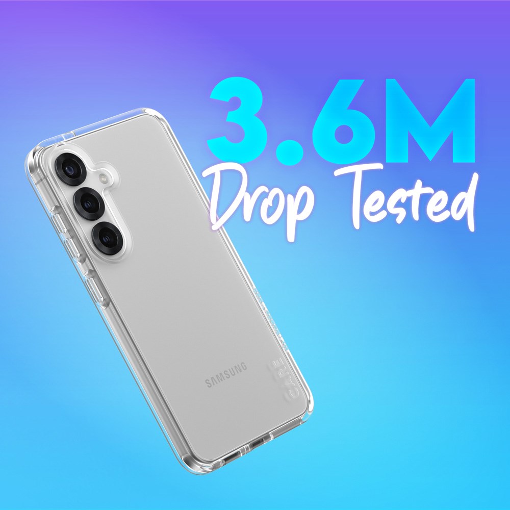 CARE by PanzerGlass Samsung Galaxy S25 FLAGSHIP Urban Combat Deksel - Gjennomsiktig