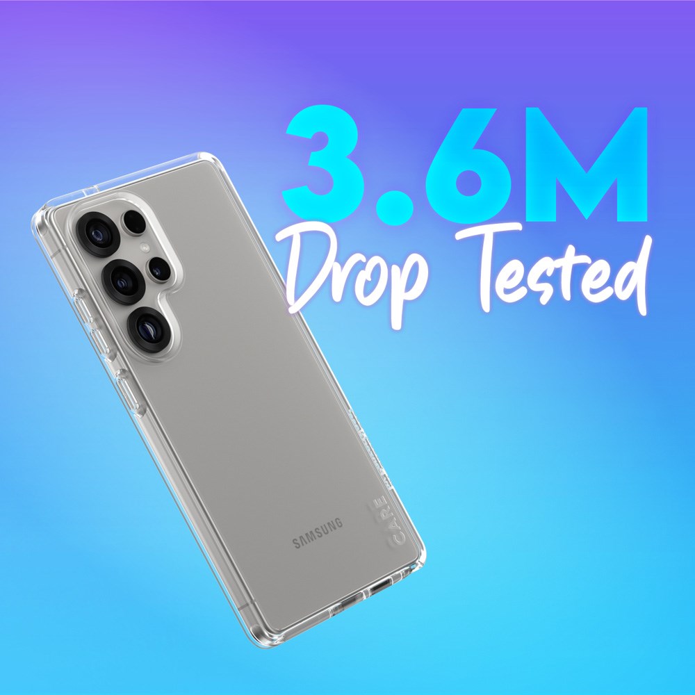 CARE by PanzerGlass Samsung Galaxy S25 Ultra FLAGSHIP Urban Combat Deksel - Gjennomsiktig