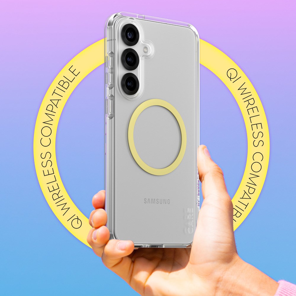 CARE by PanzerGlass Samsung Galaxy S25+ (Plus) FLAGSHIP Urban Combat Deksel - Qi Kompatibel - Gjennomsiktig / Chardonnay