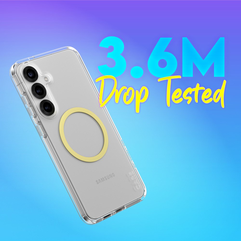 CARE by PanzerGlass Samsung Galaxy S25+ (Plus) FLAGSHIP Urban Combat Deksel - Qi Kompatibel - Gjennomsiktig / Chardonnay