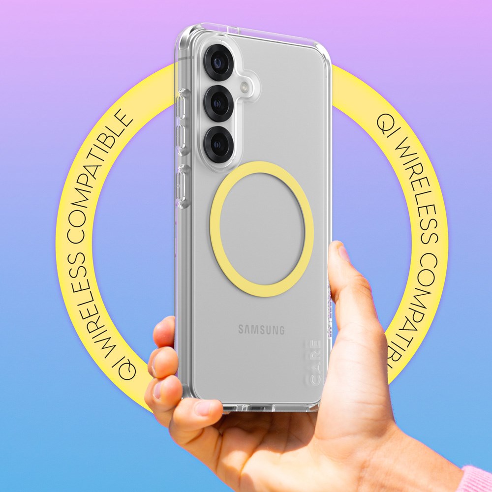 CARE by PanzerGlass Samsung Galaxy S25 FLAGSHIP Urban Combat Deksel - Qi Kompatibel - Gjennomsiktig / Chardonnay