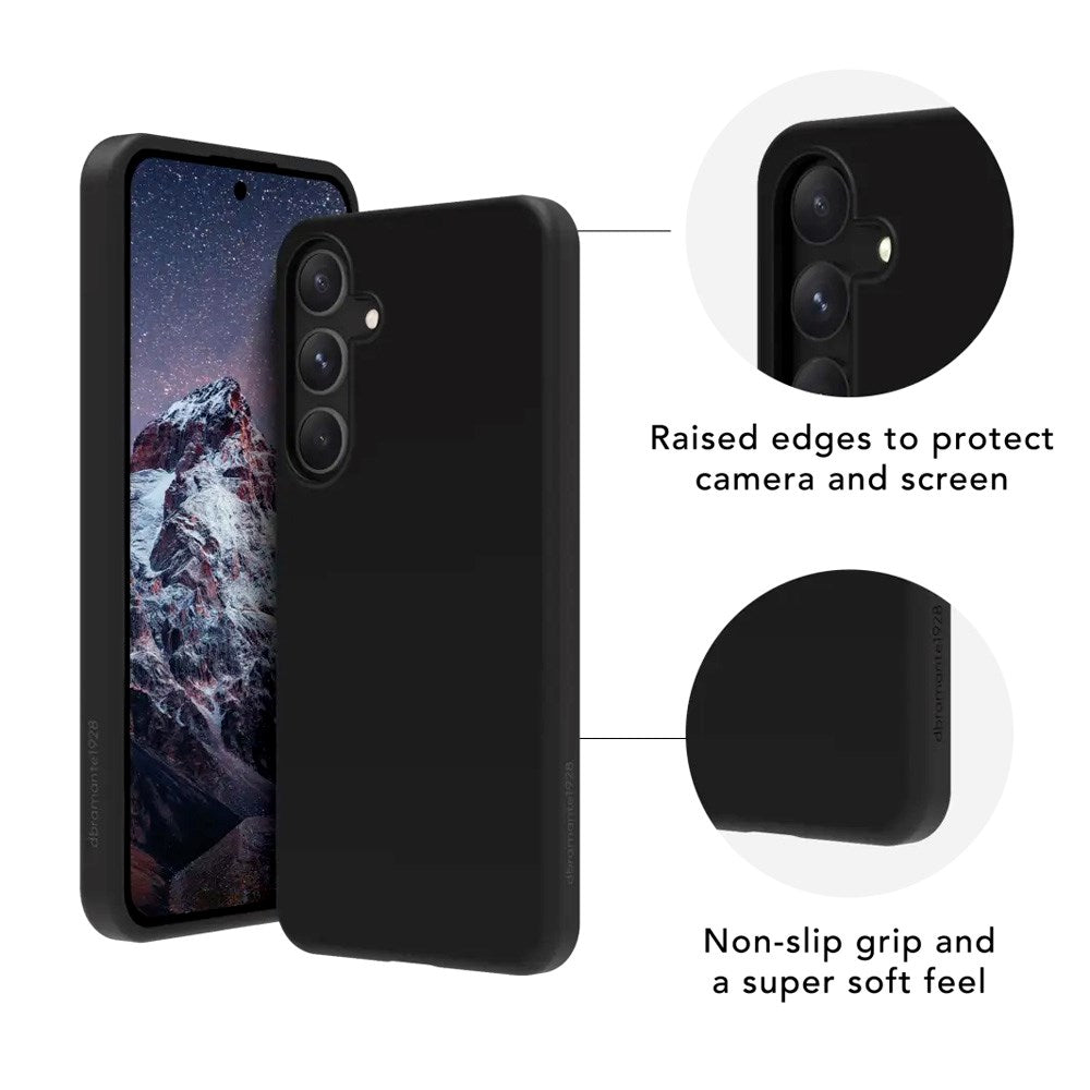 Samsung Galaxy S24+ dbramante1928 Costa Rica Skal Silikon - 100% Återvunnen Plast - Night Black