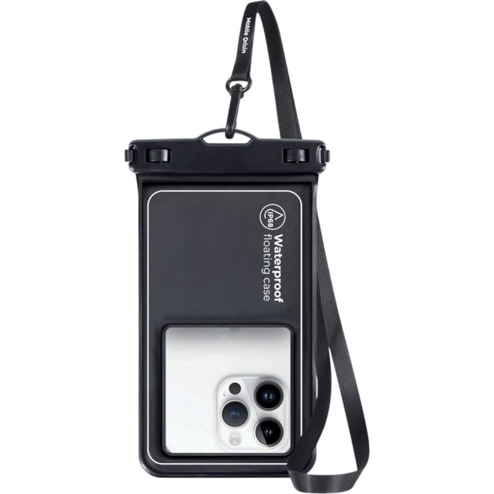 Universal Vanntett Case Etui Mobile Origin - Svart / Gjennomsiktig (Maks. Mobil: 6,8")