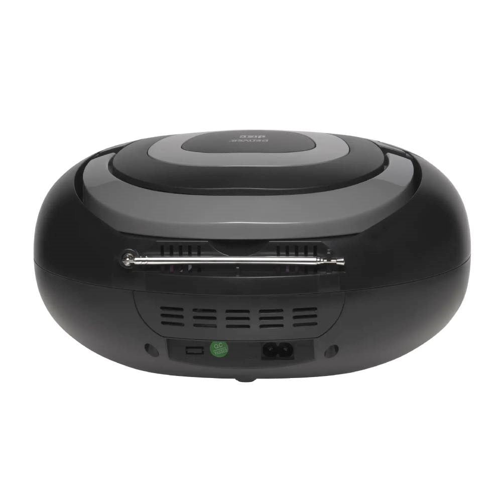 Denver TCL-212BTP Bluetooth Høyttaler m. CD-Spiller - Svart / Grå