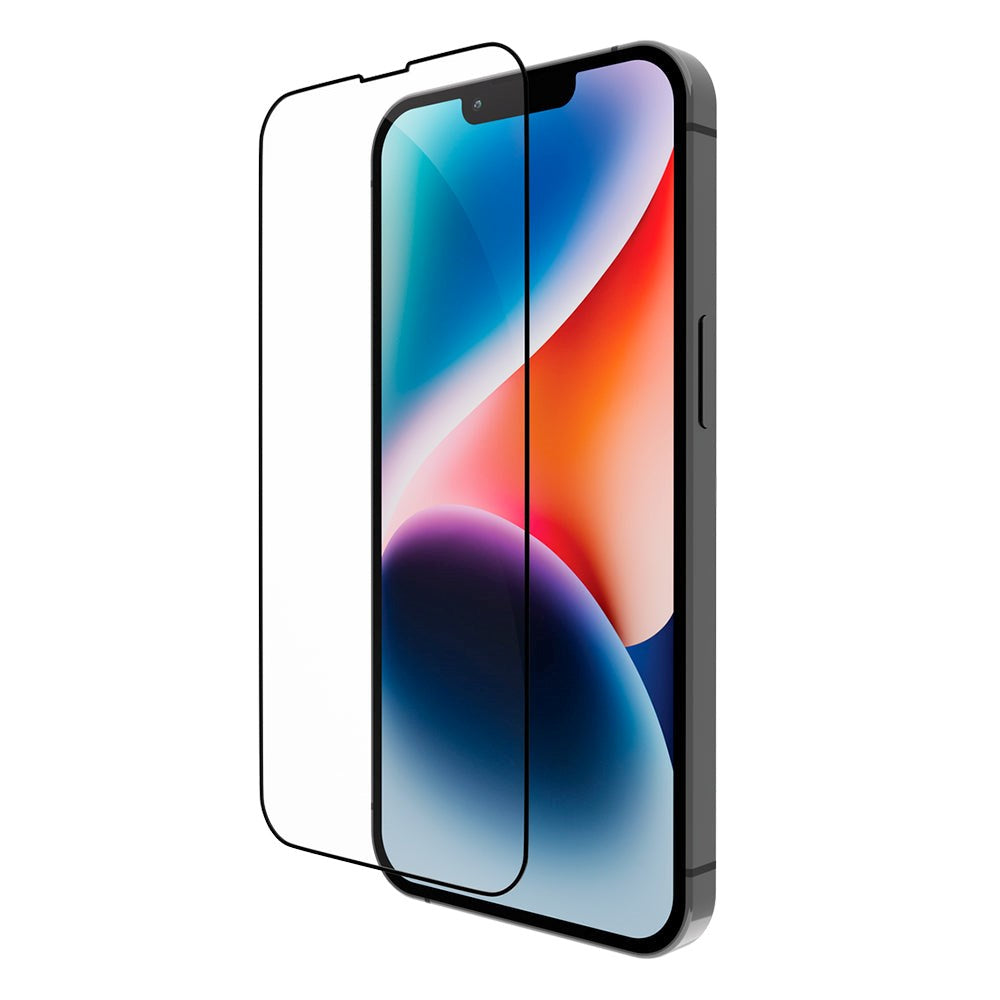 iPhone 16e / 14 / 13 / 13 Pro dbramante1928 Eco-Shield Skjermbeskytter med Installasjonsramme - Svart Kant