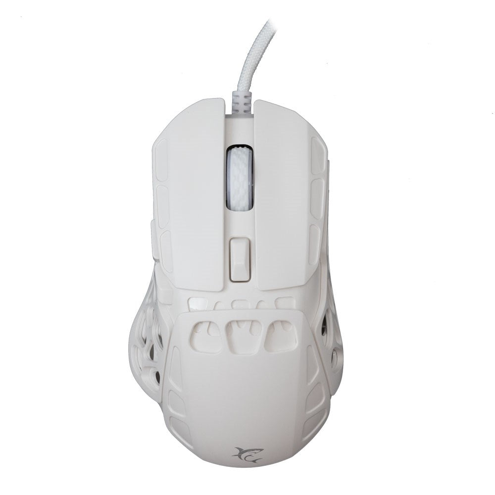 White Shark ECTOR Gaming Mus - 7D / 12400 DPI - Hvit