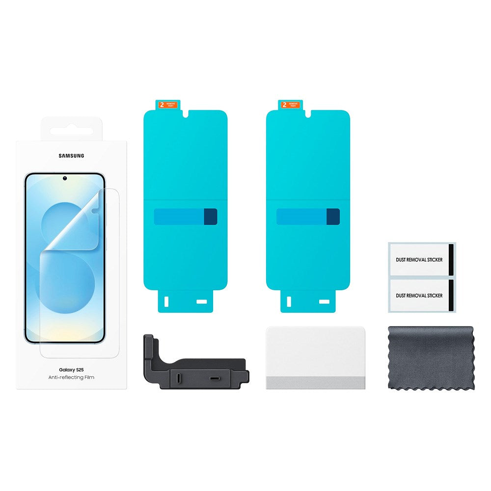 Original Samsung Galaxy S25 Anti-Reflekterende Beskyttelsesfilm - Gjennomsiktig