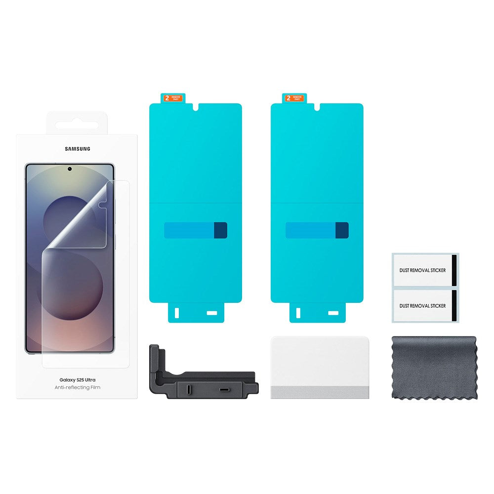 Original Samsung Galaxy S25 Ultra Anti-Reflekterende Beskyttelsesfilm - Gjennomsiktig