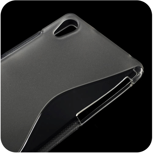 Sony Xperia Z2 S-Shape Fleksibelt Deksel Gjennomsiktig