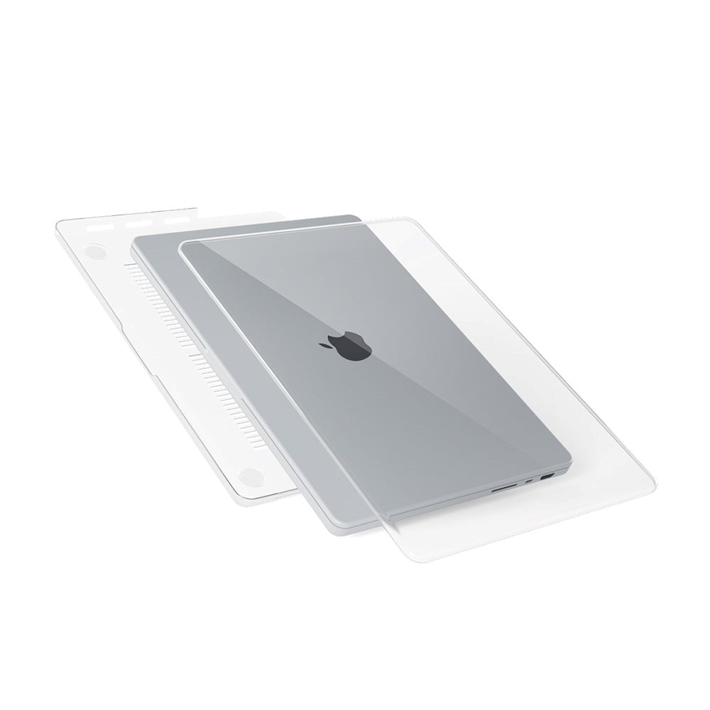 MacBook Air 13" M2/M3/M4 (2022-2025) Epico Hard Shell Deksel - Gjennomsiktig