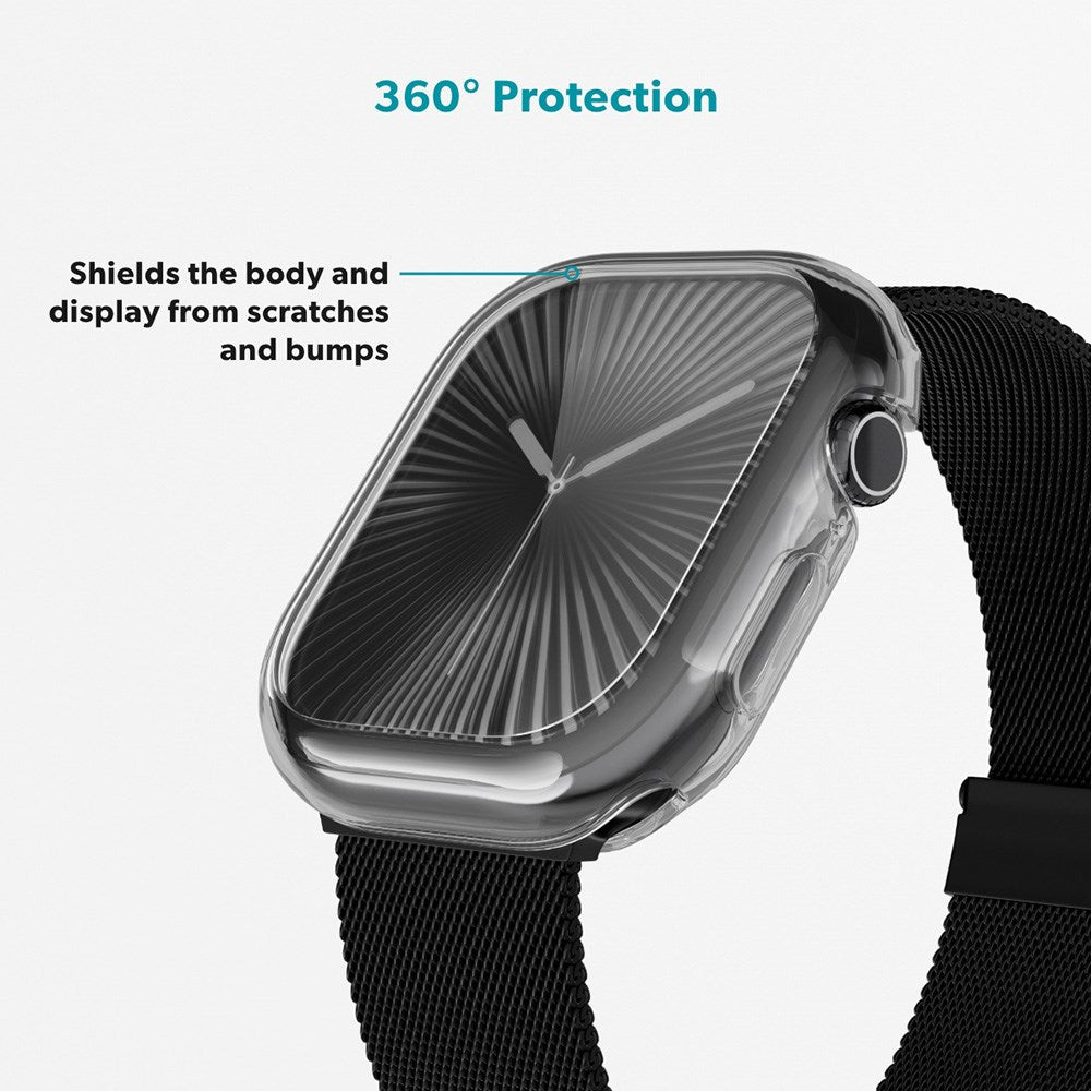 Epico Apple Watch 4/5/6/SE (44mm) Hero Case Fleksibelt Plastdeksel - Gjennomsiktig