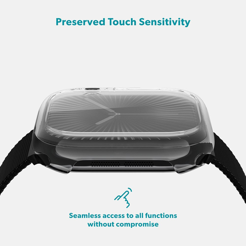 Epico Apple Watch 4/5/6/SE (44mm) Hero Case Fleksibelt Plastdeksel - Gjennomsiktig