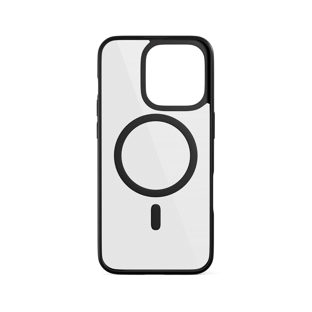 Epico iPhone 16 Pro Max Mag+ Hero Deksel - MagSafe-Kompatibel - Gjennomsiktig / Svart