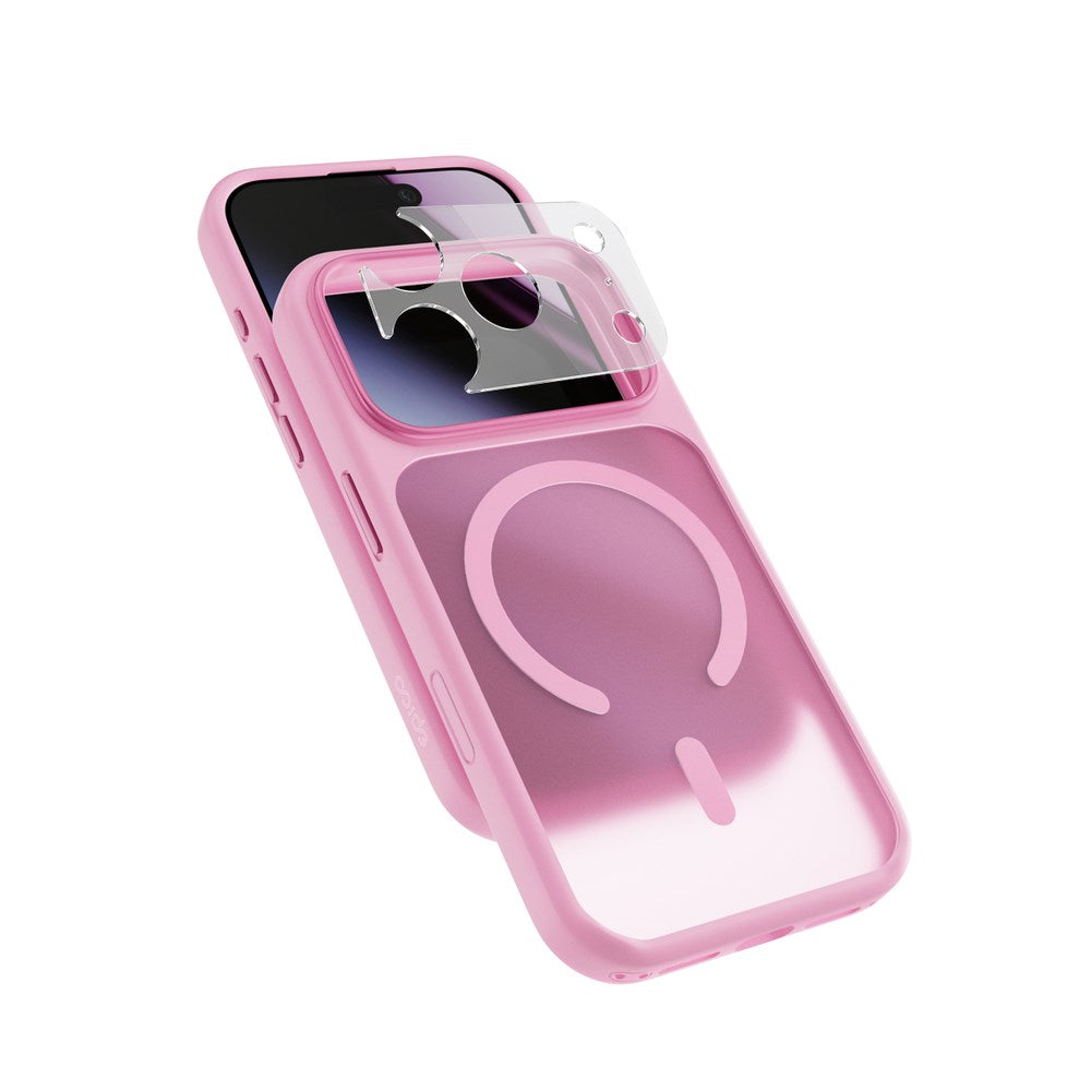 iPhone 18 Pro Max / 17 Pro Max Epico HeroMatte Pro Mag+ Deksel m. Kamerabeskyttelse - MagSafe Kompatibel - Rosa
