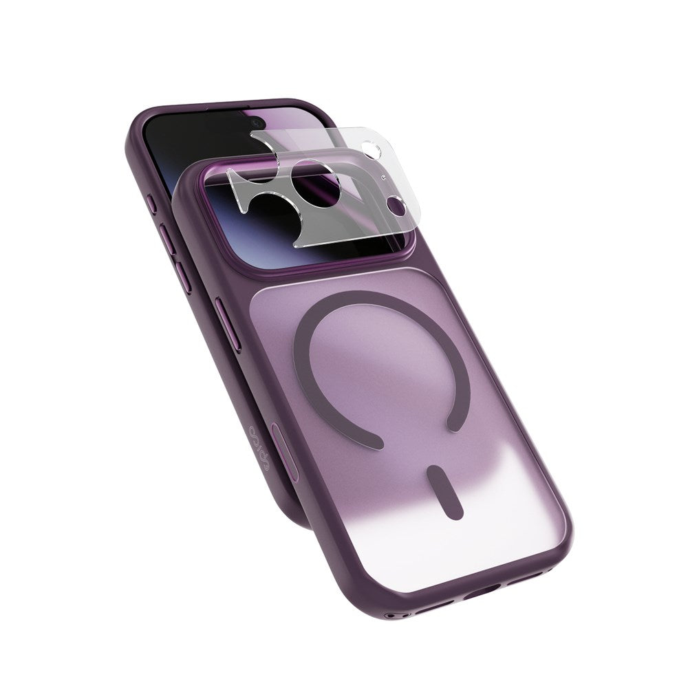 iPhone 18 Pro / 17 Pro Epico HeroMatte Pro Mag+ Deksel m. Kamerabeskyttelse - MagSafe Kompatibel - Lilla