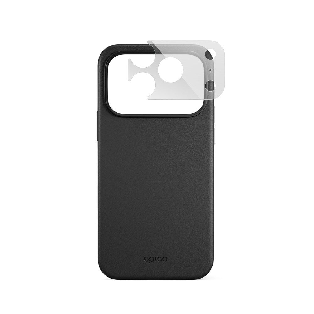 iPhone 18 Pro / 17 Pro Epico Leather Pro Mag+ Deksel m. Kamerabeskyttelse - MagSafe Kompatibel - Sort