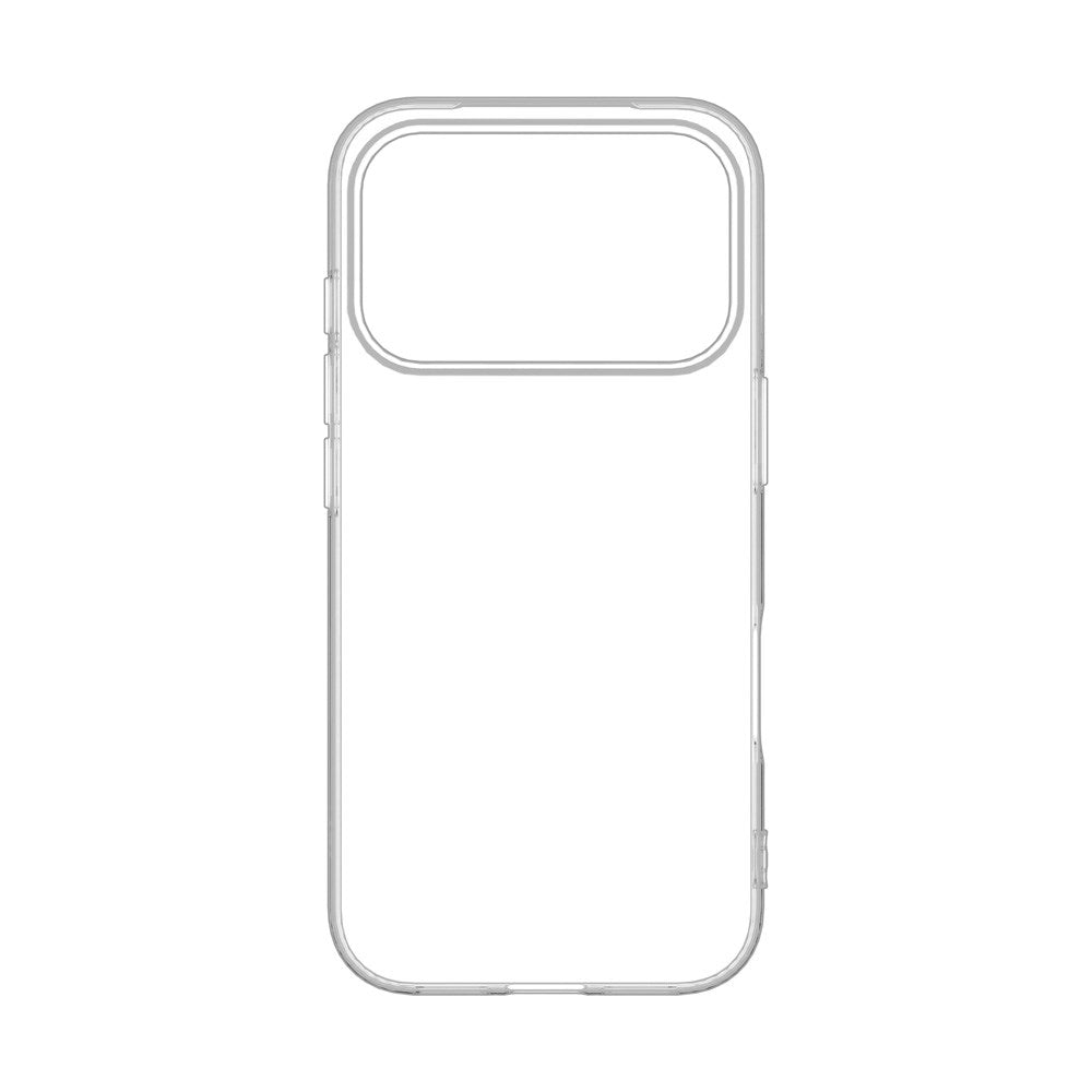eSTUFF iPhone 17 Pro INFINITE VIENNA Fleksibelt Plast Deksel - 100% Resirkulert Plast - Gjennomsiktig