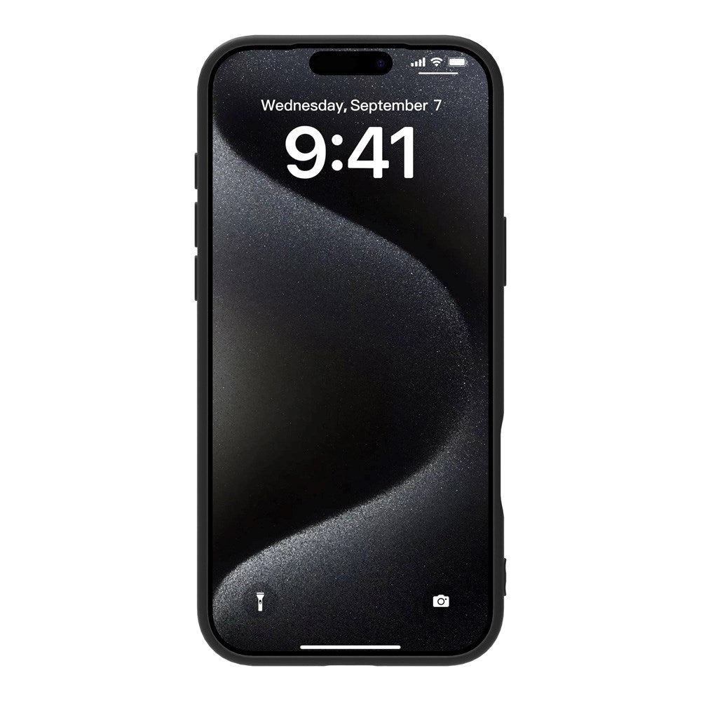 eSTUFF iPhone 17 Pro Max INFINITE VIENNA Fleksibelt Plast Deksel - 100% Resirkulert Plast - Svart
