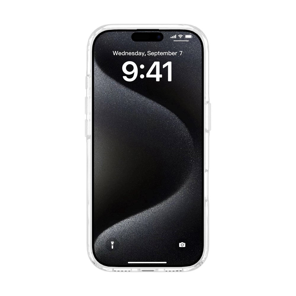 eSTUFF iPhone 17 Pro INFINITE OSLO Hybrid Plast Deksel - MagSafe Kompatibel - Gjennomsiktig