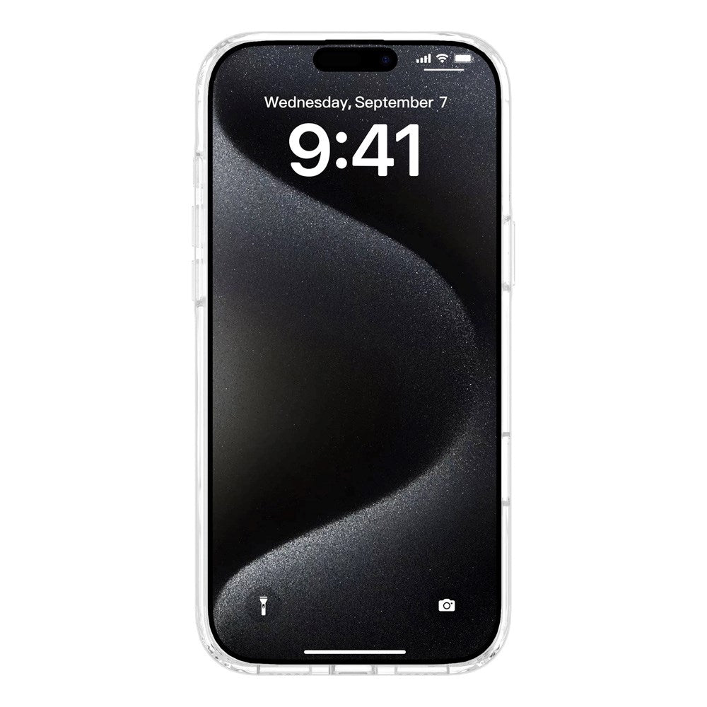 eSTUFF iPhone 17 Pro Max INFINITE OSLO Hybrid Plast Deksel - MagSafe Kompatibel - Gjennomsiktig