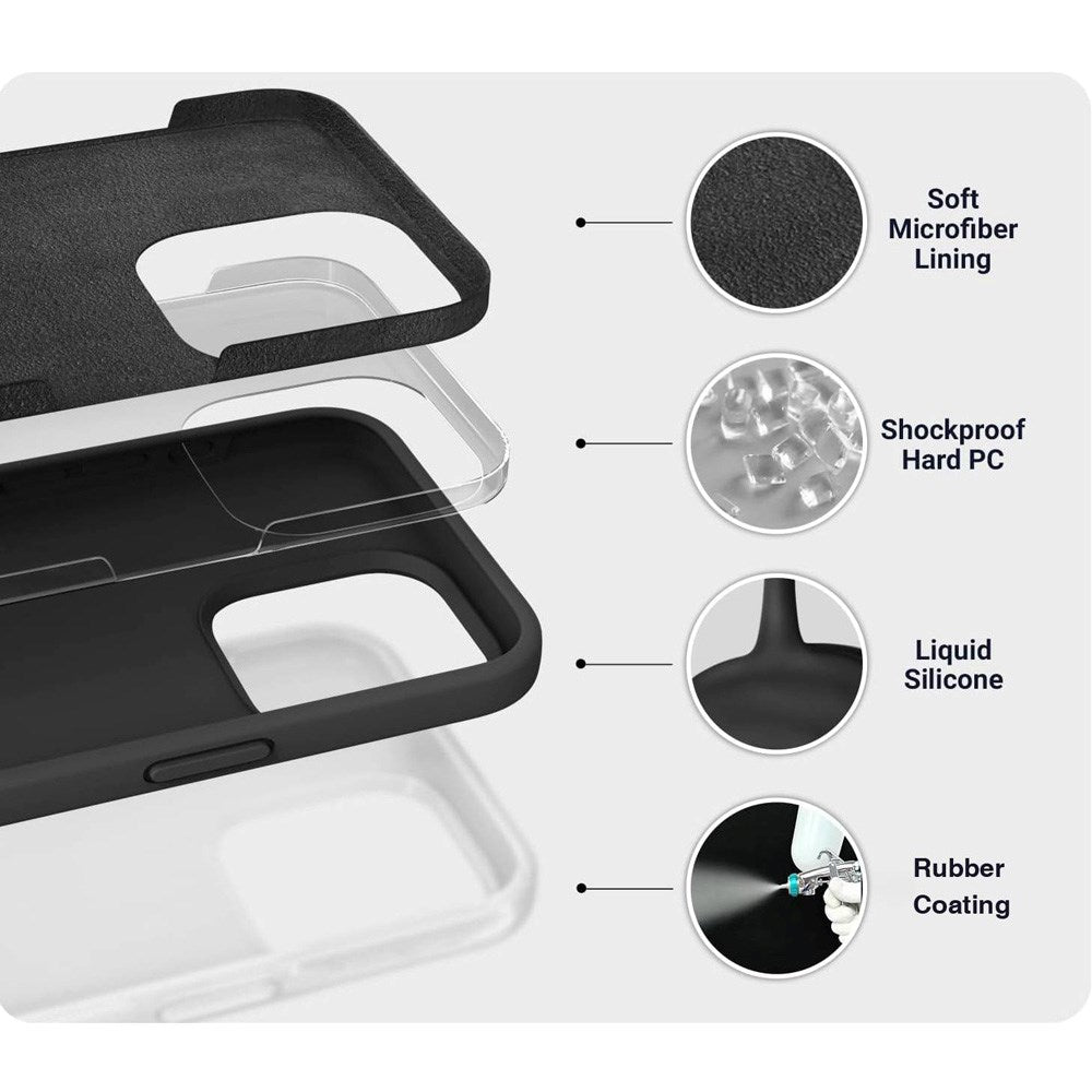 eSTUFF iPhone Air INFINITE ROME Deksel - Resirkulert Materiale - Svart
