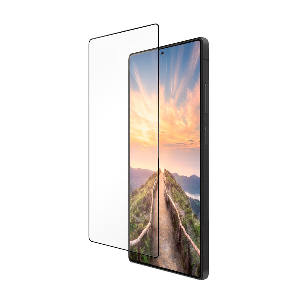 Samsung Galaxy S25+ (Plus) dbramante1928 Eco-Shield Skjermbeskytter med Installasjonsramme - Svart Kant