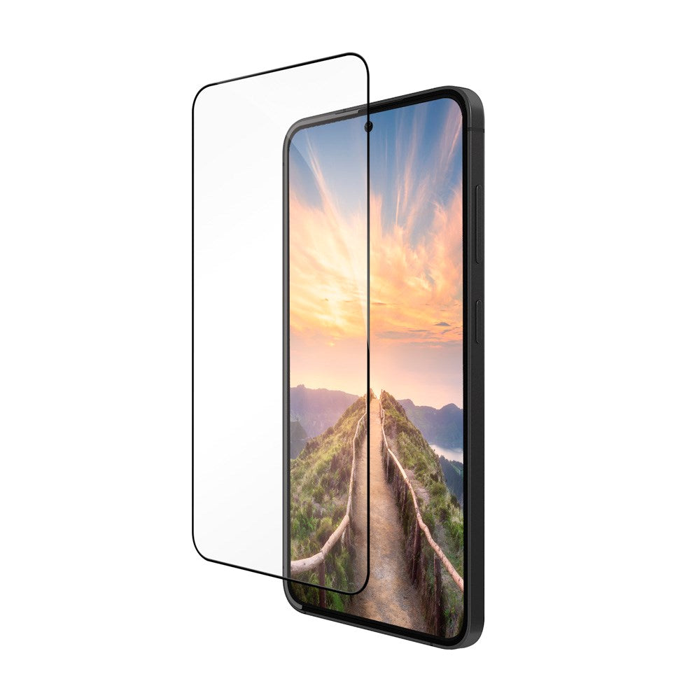 Samsung Galaxy S25 dbramante1928 Eco-Shield Skjermbeskytter med Installasjonsramme - Svart Kant