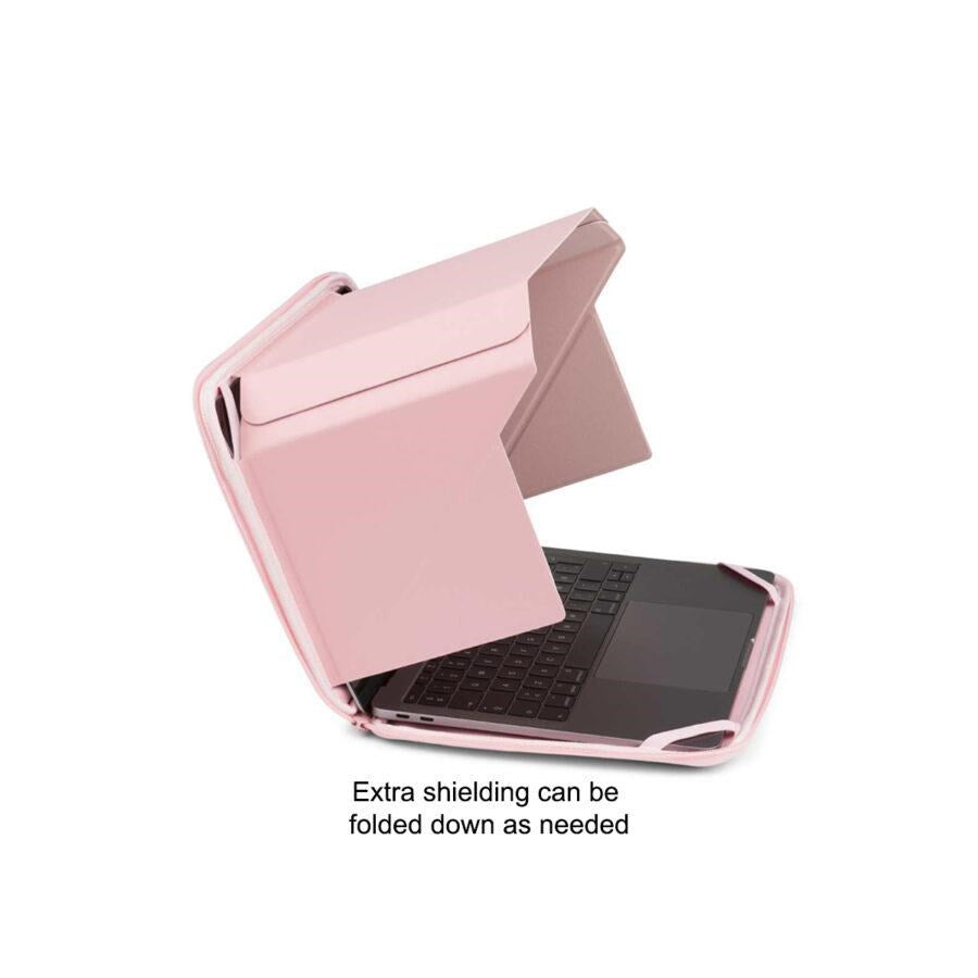 Philbert MacBook 15-16" Veske med Innebygd Sol / Privacy Beskyttelse – Rosa