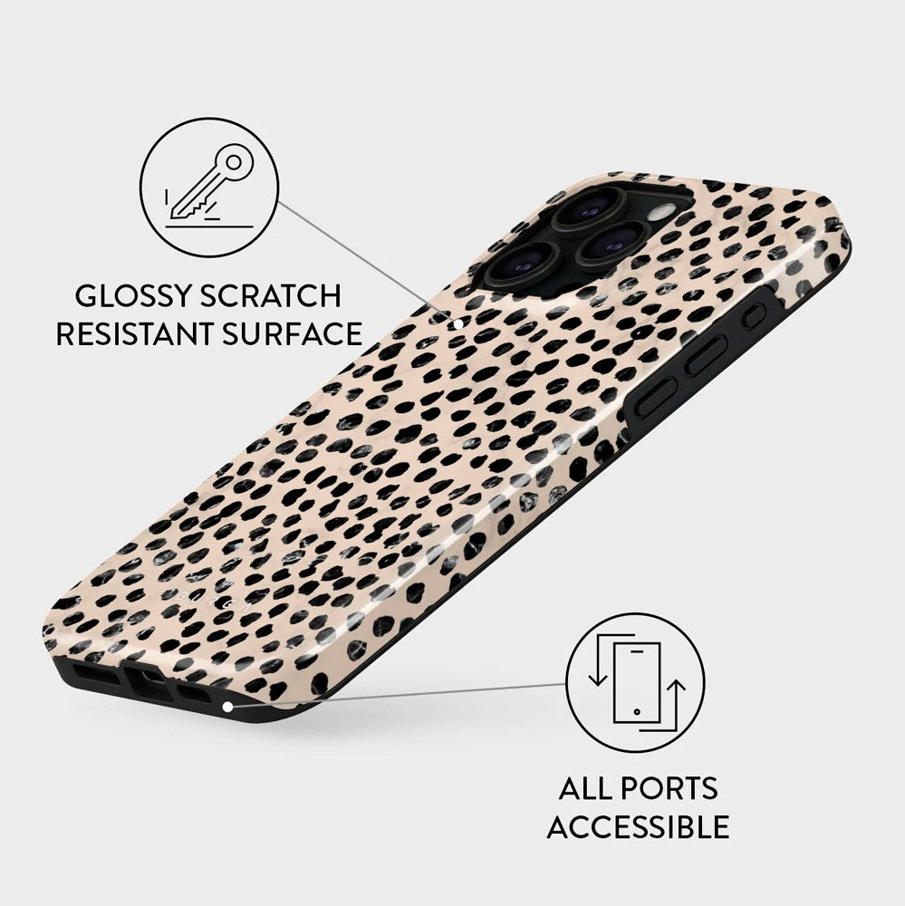 Burga iPhone 15 Pro Tough Fashion Deksel - Almond Latte