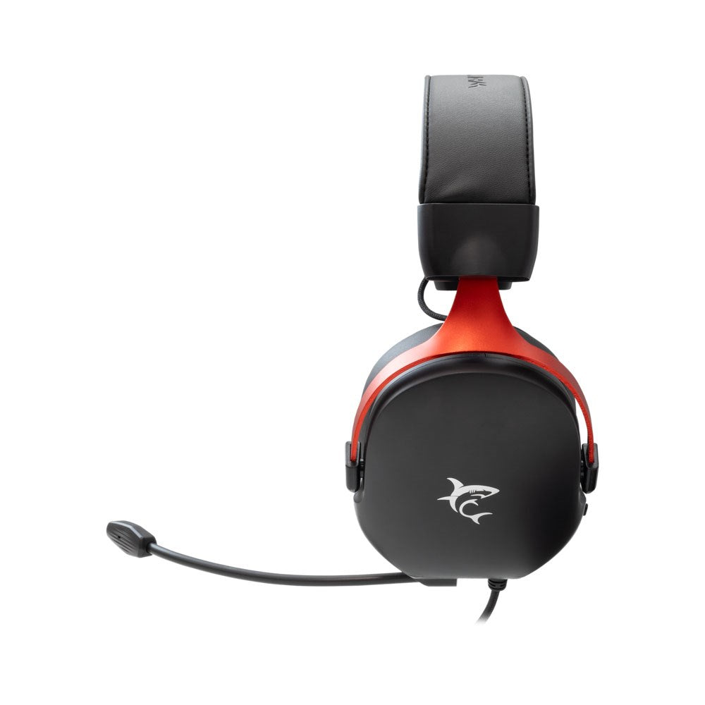 White Shark FOX Over-Ear Gaming Headset - Svart